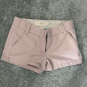 J. Crew Light pink Chino Shorts